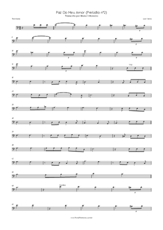 Luiz Vieira  score for Trombone