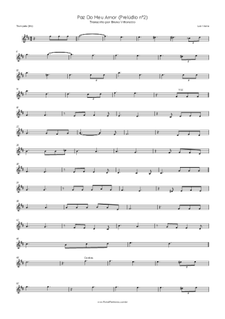 Luiz Vieira  score for Trumpet