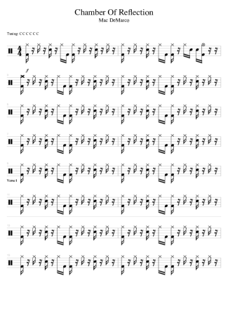 Mac DeMarco Chamber Of Reflection score for Drums