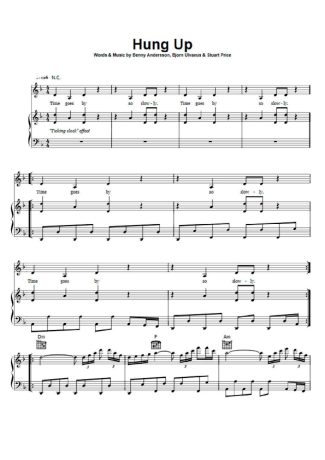 Madonna  score for Piano