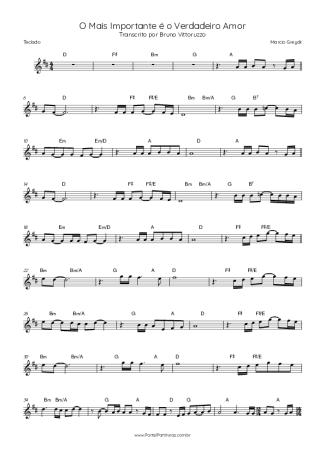 Márcio Greyck  score for Keyboard