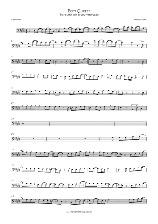 Marcos Góes  score for Cello