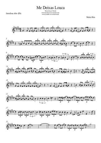 Maria Rita  score for Alto Saxophone