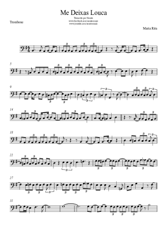 Maria Rita  score for Trombone