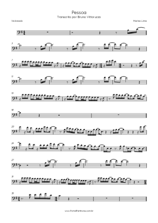 Marina Lima Pessoa score for Cello