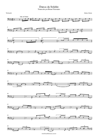 Marisa Monte  score for Cello