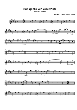 Marisa Monte  score for Tenor Saxophone Soprano (Bb)