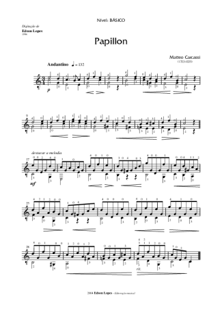 Matteo Carcassi  score for Acoustic Guitar