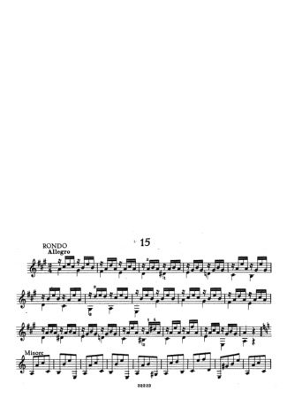 Mauro Giuliani  score for Acoustic Guitar