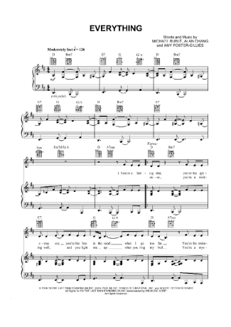 Michael Bublé  score for Piano