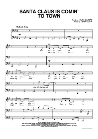 Michael Bublé  score for Piano