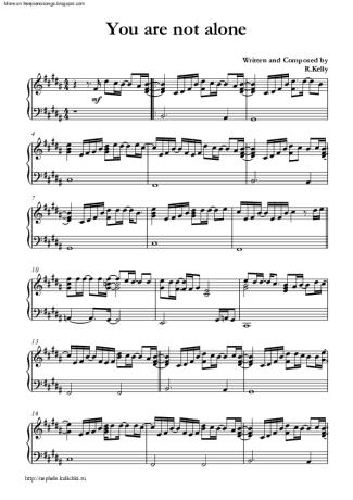 Michael Jackson  score for Piano