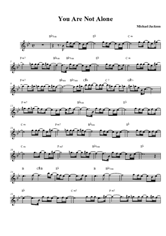 Michael Jackson  score for Tenor Saxophone Soprano (Bb)