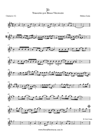 Midian Lima  score for Clarinet (C)