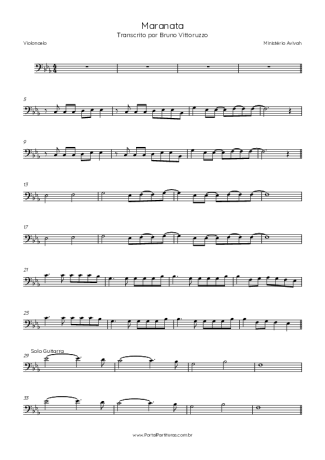 Ministério Avivah  score for Cello