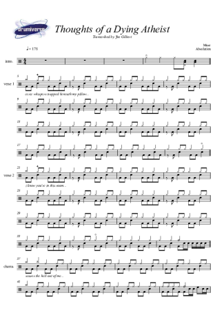 Muse  score for Drums