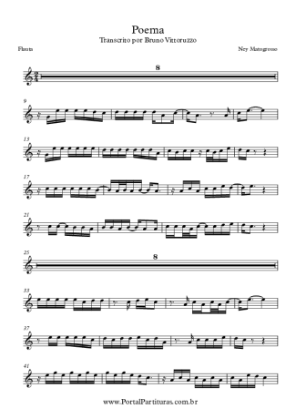 Ney Matogrosso  score for Flute