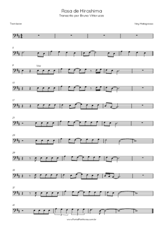 Ney Matogrosso  score for Trombone