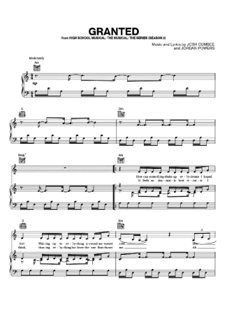 Olivia Rodrigo  score for Piano