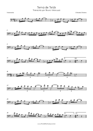 Orlando Silveira  score for Cello