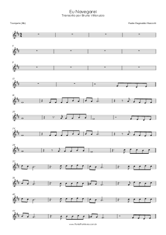 Padre Marcelo Rossi Eu Navegarei score for Trumpet