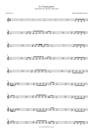 Padre Reginaldo Manzotti  score for Clarinet (C)