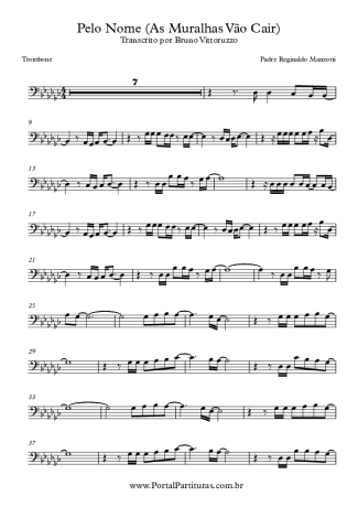 Padre Reginaldo Manzotti  score for Trombone