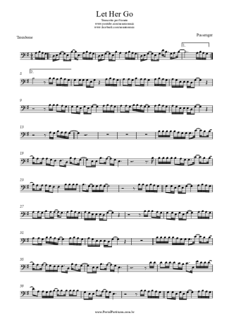 Passenger  score for Trombone