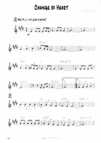 Pat Metheny Change Of Heart 2 score for Guitar