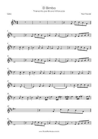Paul Mauriat  score for Harmonica