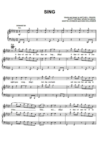 Pentatonix  score for Piano