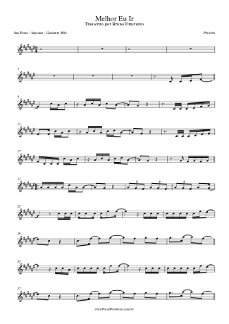 Péricles  score for Clarinet (Bb)