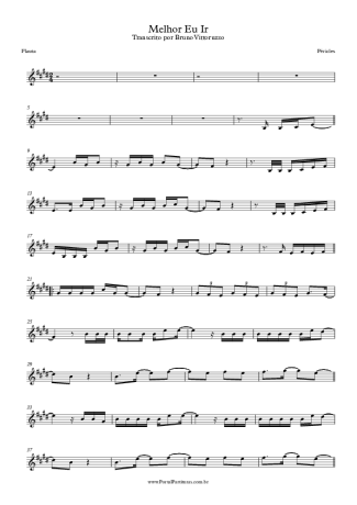 Péricles  score for Flute