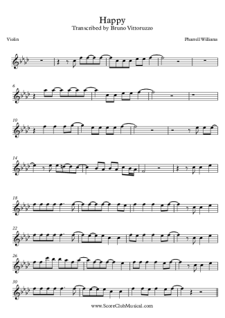 Pharrell Williams  score for Violin