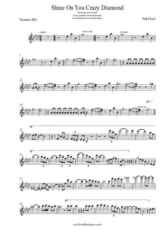 Pink Floyd  score for Trumpet