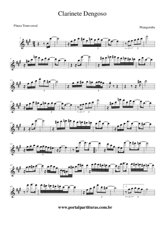 Pitanguinha Clarinete Dengoso score for Flute