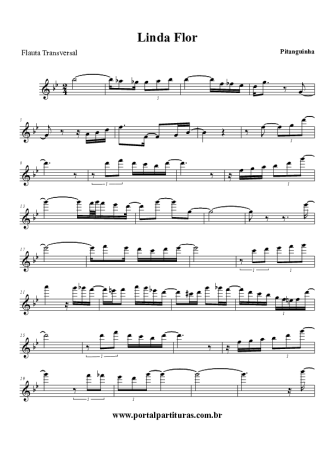 Pitanguinha Linda Flor score for Flute