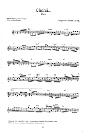 Pixinguinha  score for Flute