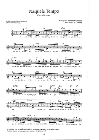 Pixinguinha  score for Clarinet (C)