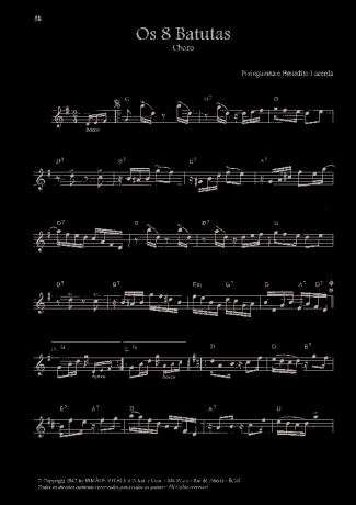 Pixinguinha  score for Flute