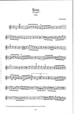 Pixinguinha  score for Small Guitar