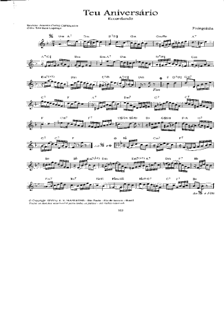 Pixinguinha  score for Violin