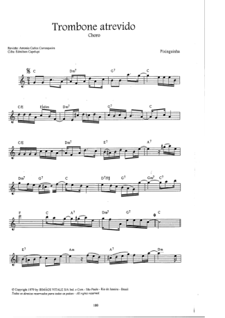 Pixinguinha  score for Violin