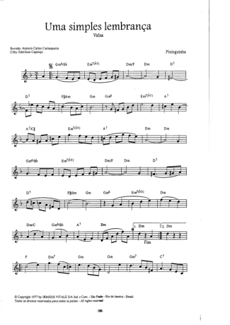 Pixinguinha  score for Flute