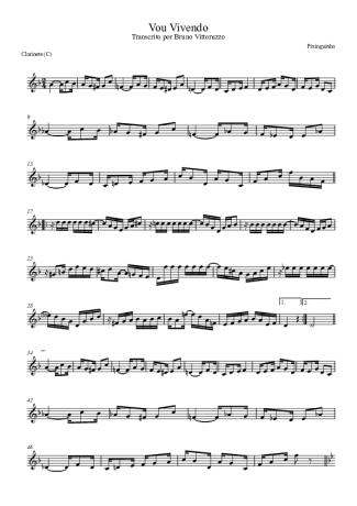 Pixinguinha  score for Clarinet (C)