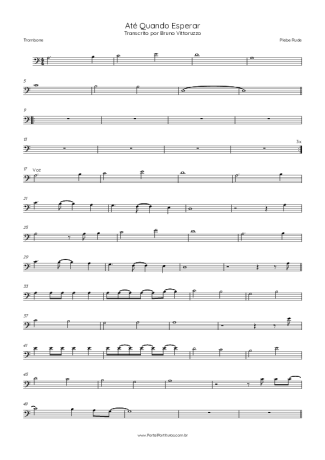 Plebe Rude  score for Trombone