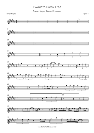 Queen  score for Trumpet