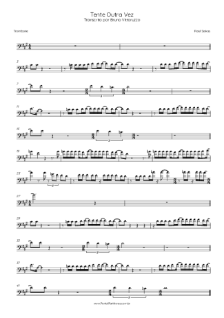 Raul Seixas Tente Outra Vez score for Trombone