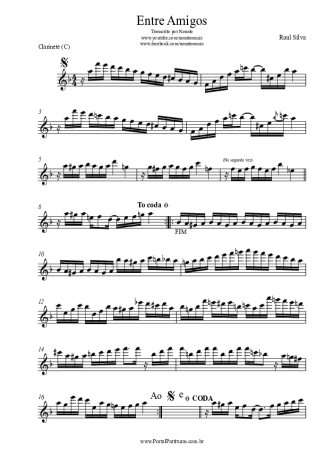 Raul Silva  score for Clarinet (C)