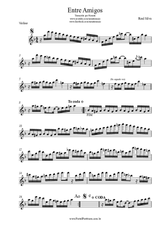 Raul Silva  score for Violin